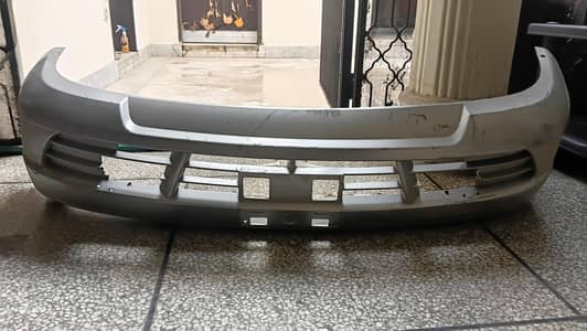 suzuki cultus frant genuine bumper silver colour