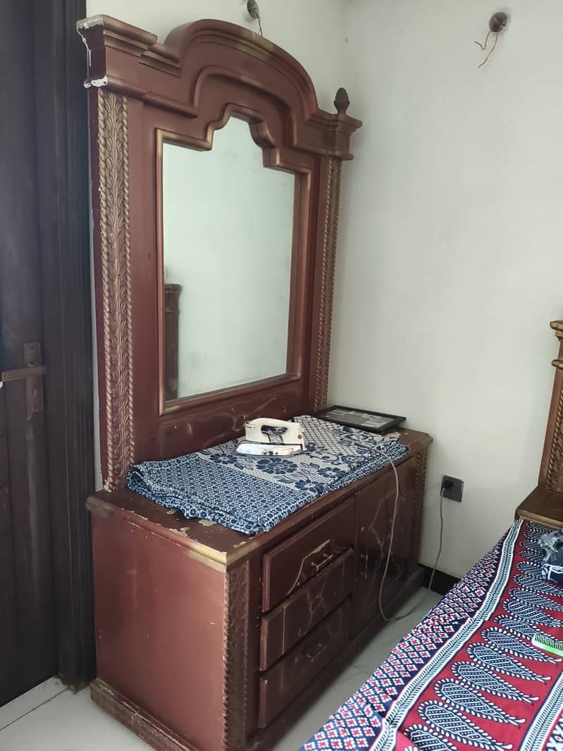 bedroom bed plus 2 side table 2