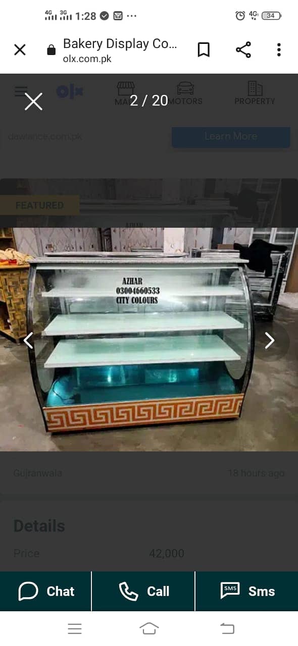 cake counters Bakery Show Case Display Counters 6