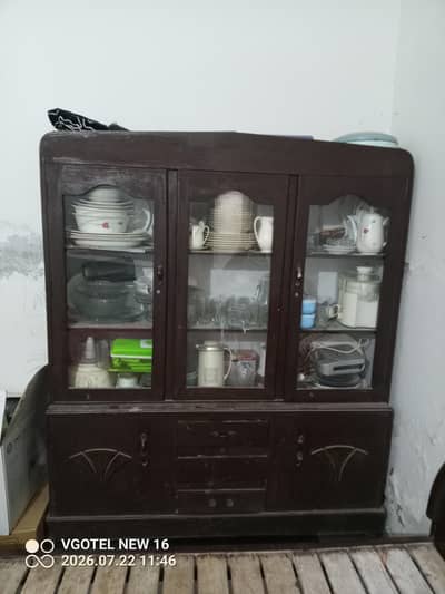 bed ,showcase, dressing table