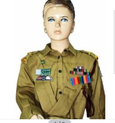 Girls Army Uniform for Kids – 14 August, 6 September & 23 March Dress