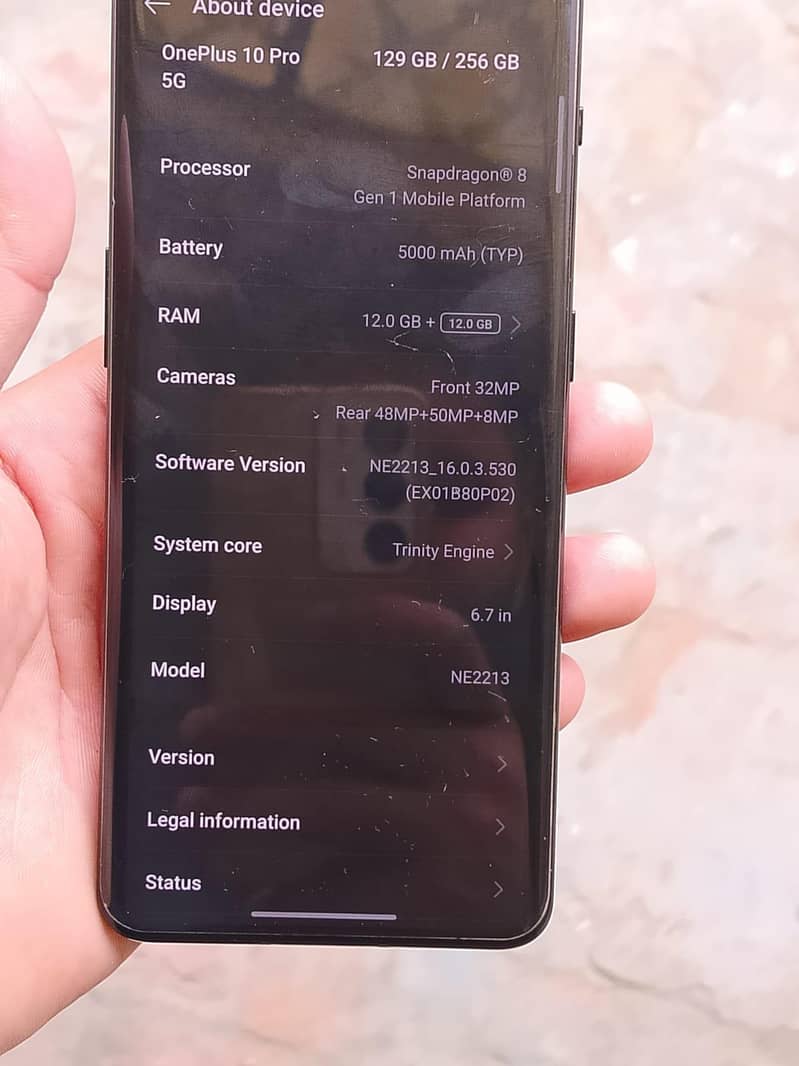 One Plus 10 Pro 6
