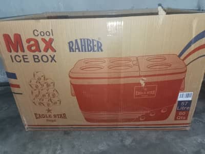 Rahber Max Ice Box Cooler 57 Litres | Brand New | Heavy Duty