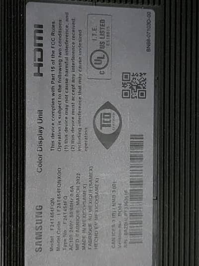 Genuine 75hz samsung monitor in clean condition