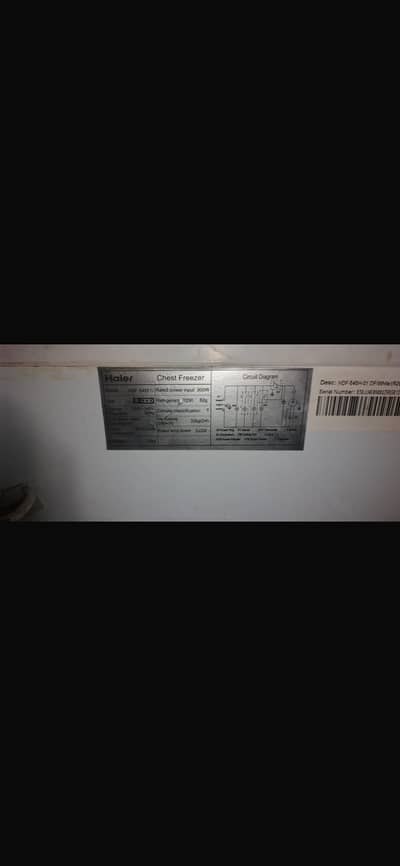 Haier HDF-545FC Deep Freezer 545L | Like New | 5-6 Months Used