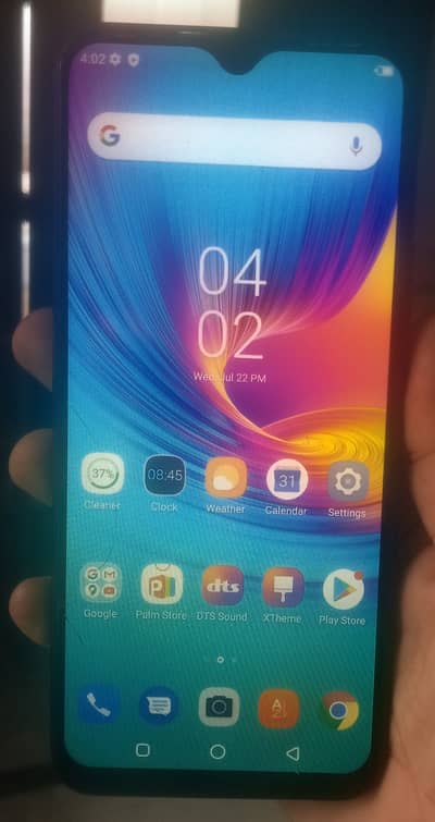 Infinix hot 9 play 4gb 64gb Glass Cracked LCD Ok