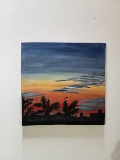 Acrylic canvas paintings