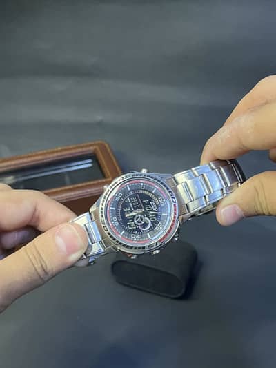 For sale ; Casio edifice EFA-121D-1A (Ana-digi Motoersport Classic)