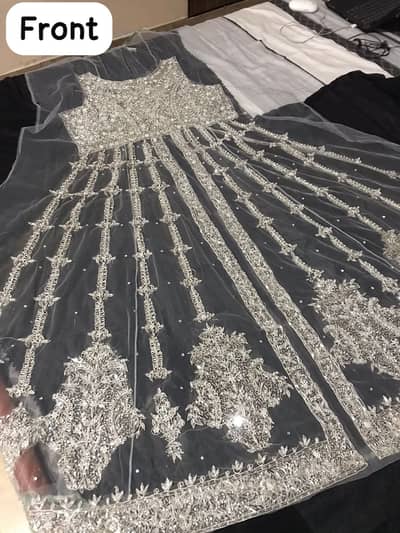Luxury Hand-Embellished Net Dress
