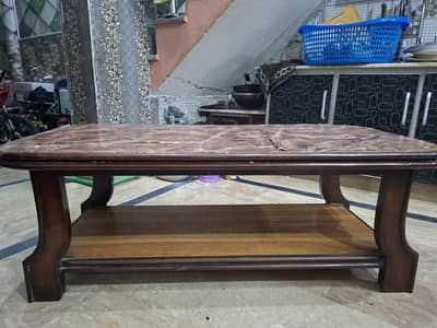 2 seater sofa set with 3 tables