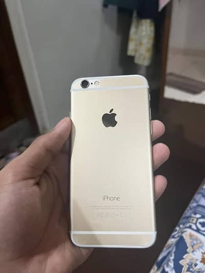 iPhone 6 all ok just front glass crack hai 16 gb pta approved