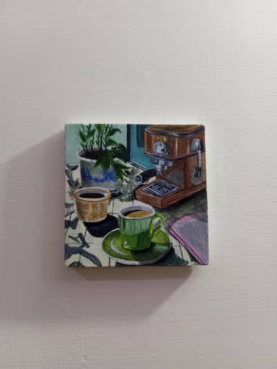 Acrylic canvas painting