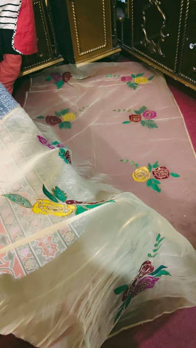hand painted dupatta