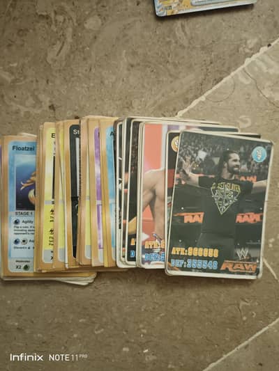 raw cards and pockemon card