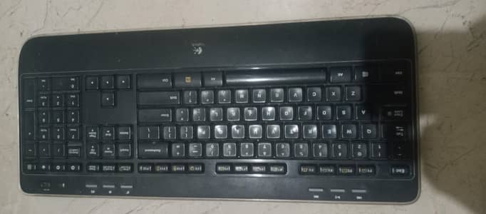 used brand Logitech wireless keyboard and mouse