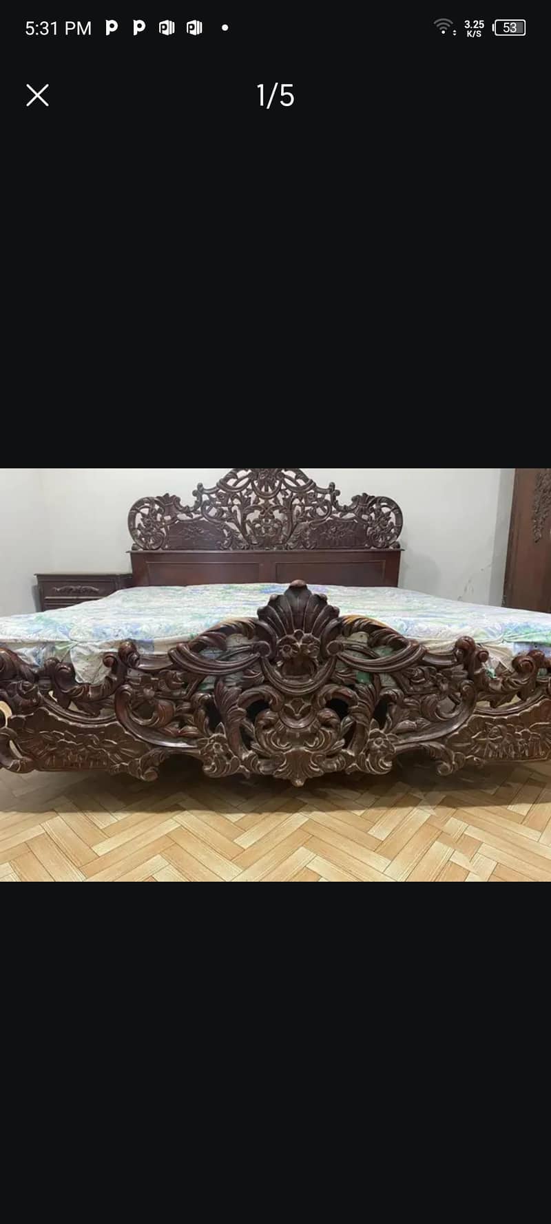 chinioti carving bed 0