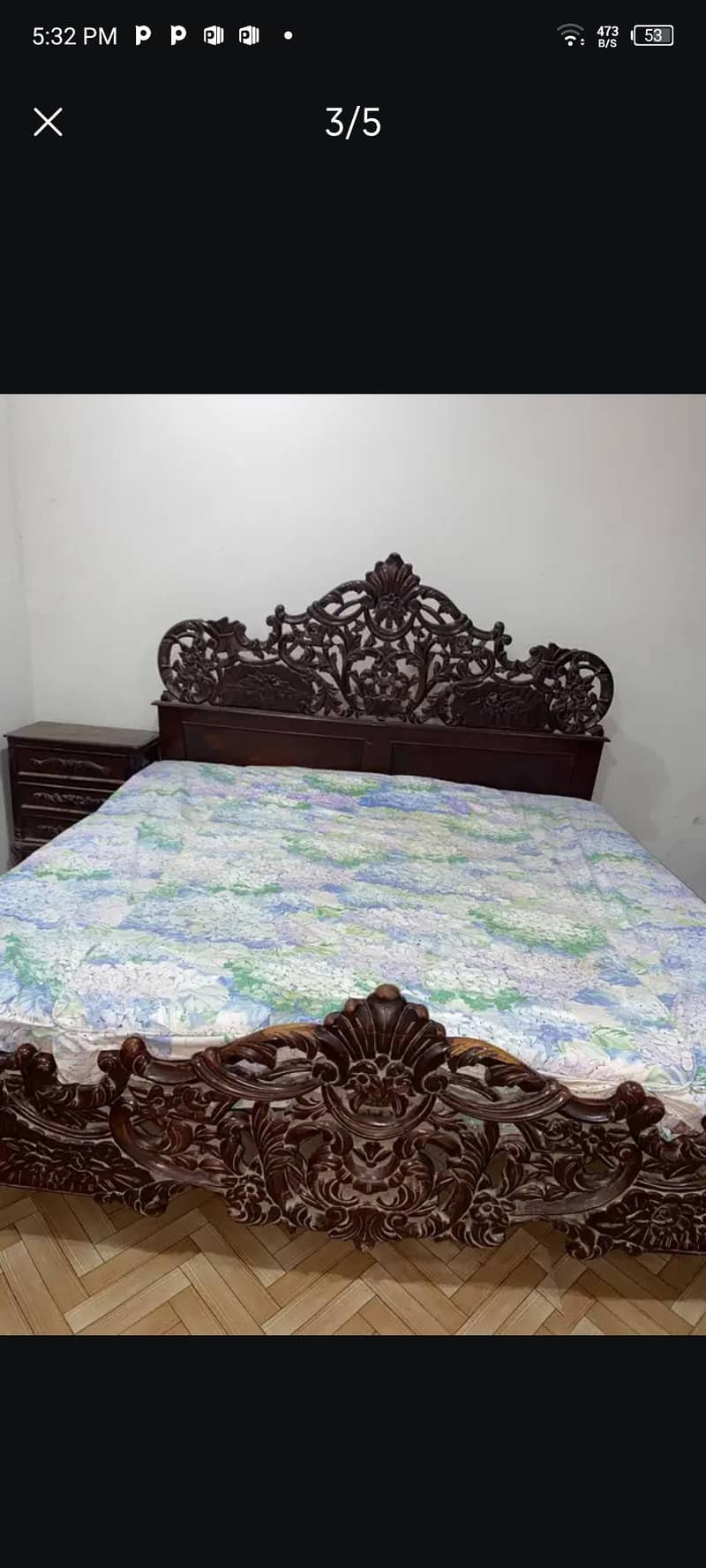 chinioti carving bed 2