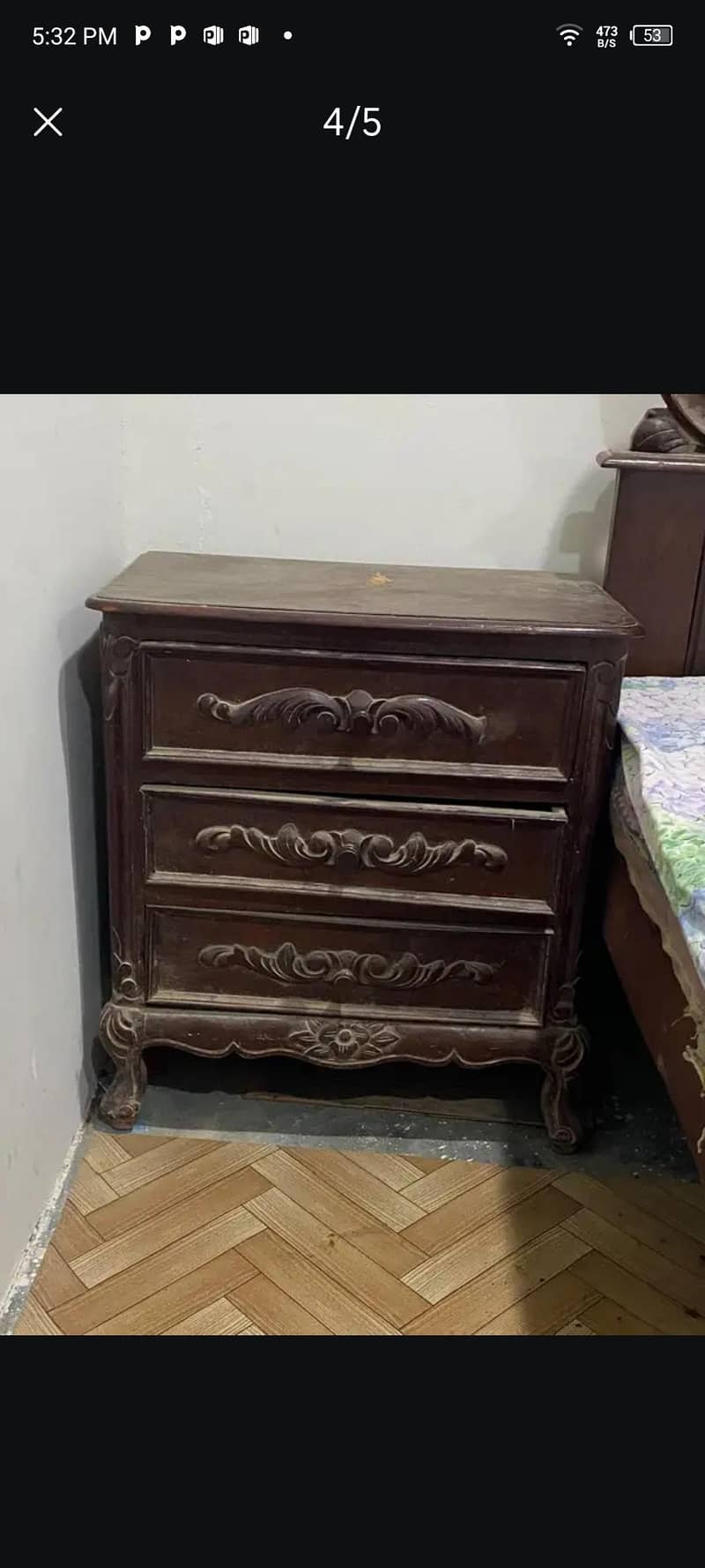 chinioti carving bed 3