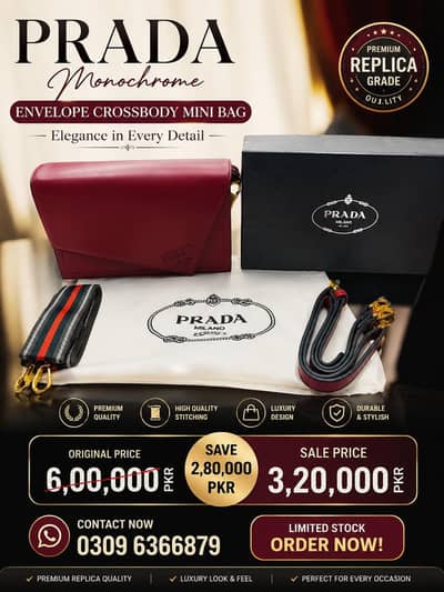 Prada Milano Luxury Ladies Crossbody Bag | Original UK Import