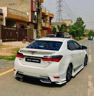Toyota grande ki modified body kits
