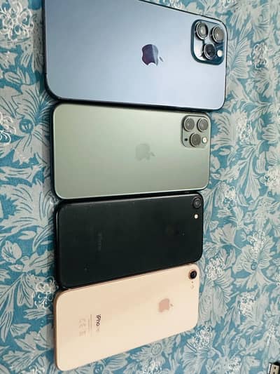 4x iPhones Lot Deal (12 Pro Max, 11 Pro, 8 PTA & Non-PTA) – Individual