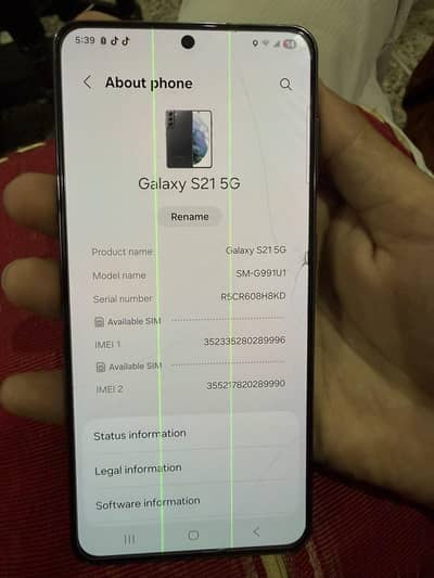 Samsung  S21 5G All Okay