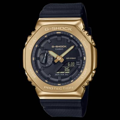 Casio G-Shock GM-2100 Gold Metal Bezel Watch – Like New