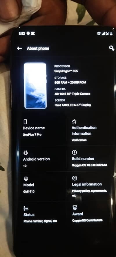 One Plus 7 Pro