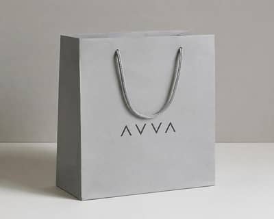 AVVVA Premium Custom Paper Bags | Logo Printed Shopping Bags