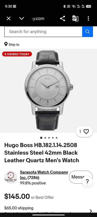 saleing my watch