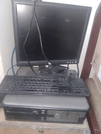 Dell Complete Desktop Computer Set | CPU + Monitor + Keyboard + Mouse