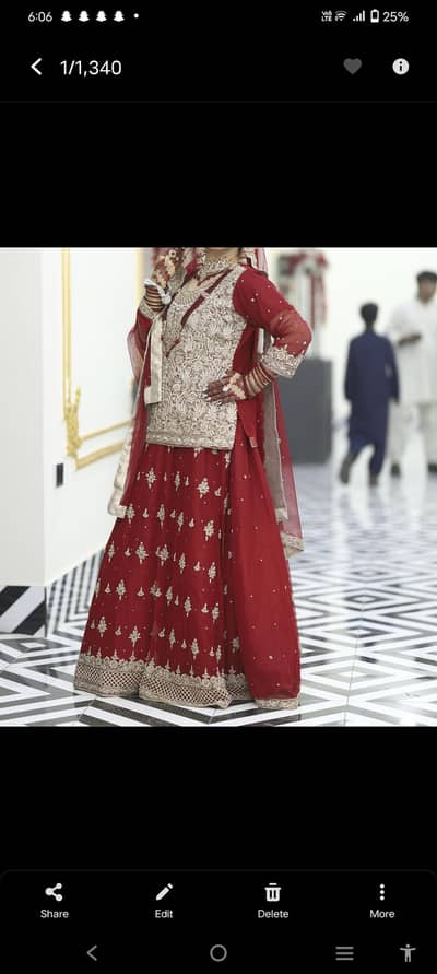 wedding langha bridal