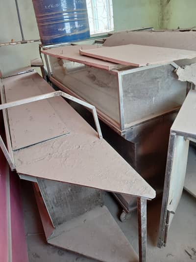 steel counter for dry fruits and hotels