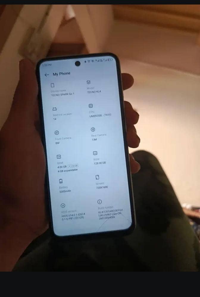 Tecno Spark Go 1 2