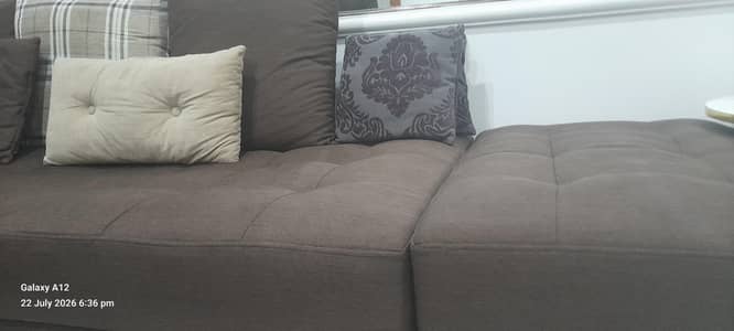 7 seater L shape sofa
