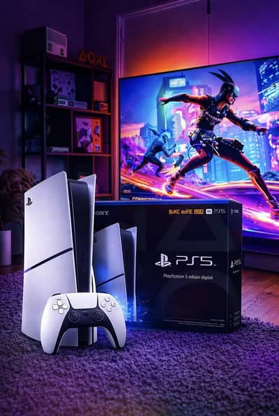 Playstation 5 Disc Version PS5 Console - 4K-TV Gaming, 120Hz 8K Output