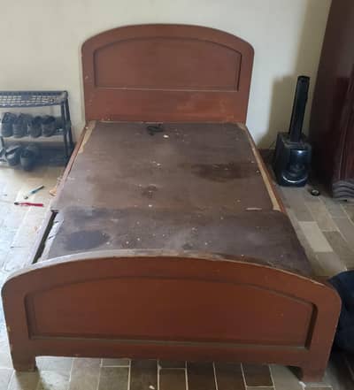 single bed without mattress