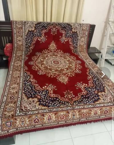 Red irani carpet