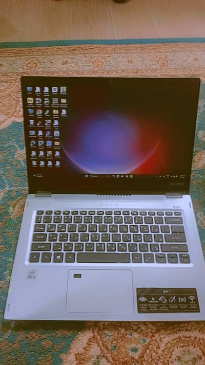 TOUCH,360 Foldable,i3,Storage238GB,Graphics Card128MB installed ram4GB