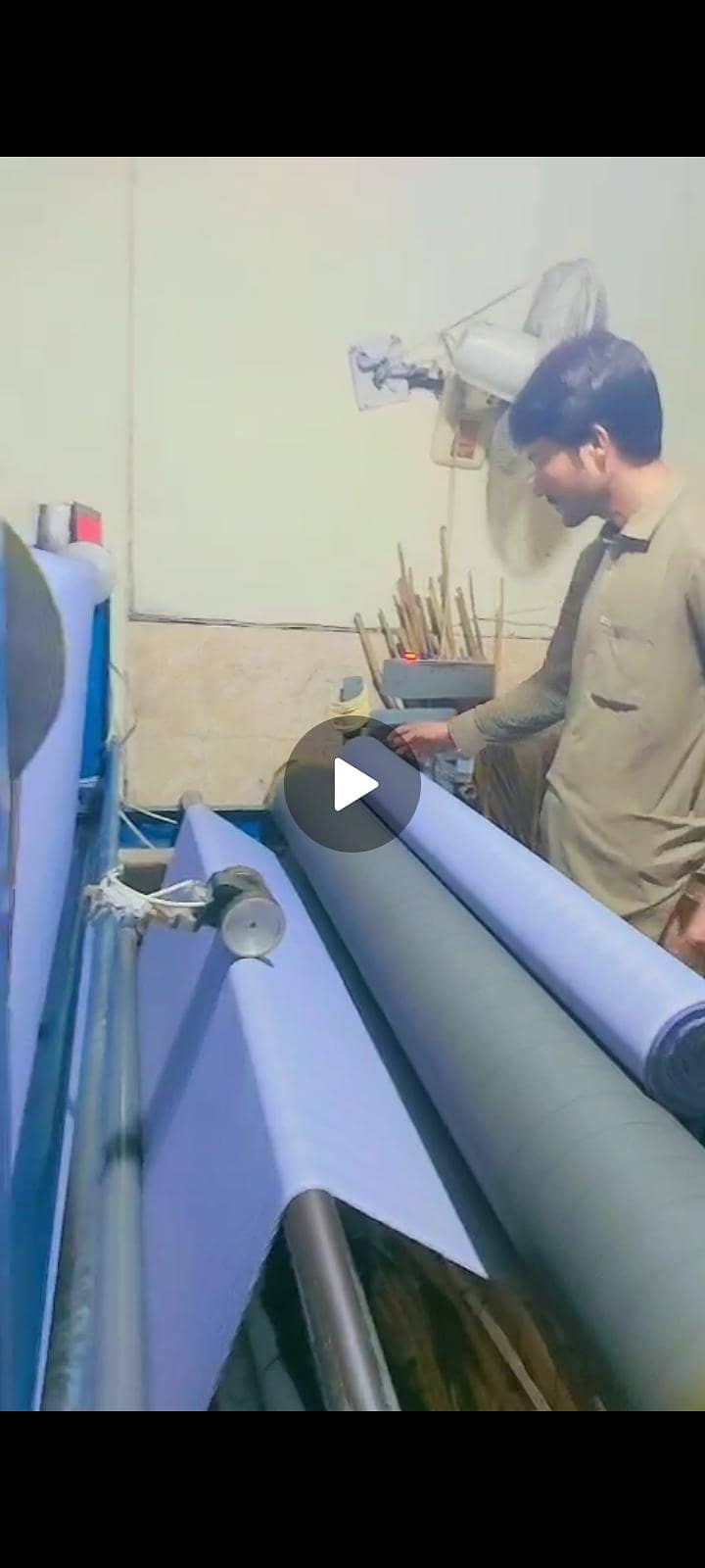 cloths rolling machine 2