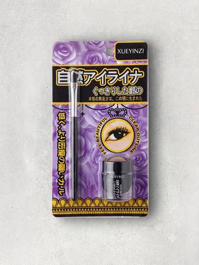 Professional Long-Lasting Waterproof Gel Eyeliner with Precision Brush