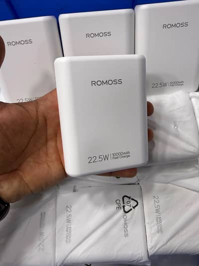 Romoss 10000mAh 22.5W Fast Charging Power Bank | Portable Pocket-Size