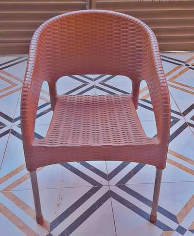 Plastic Rattan style chair sale in multan