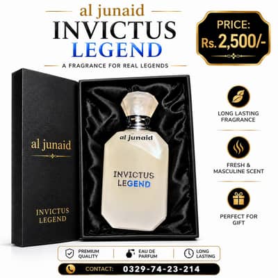 Al Junaid Invictus legened perfume Original