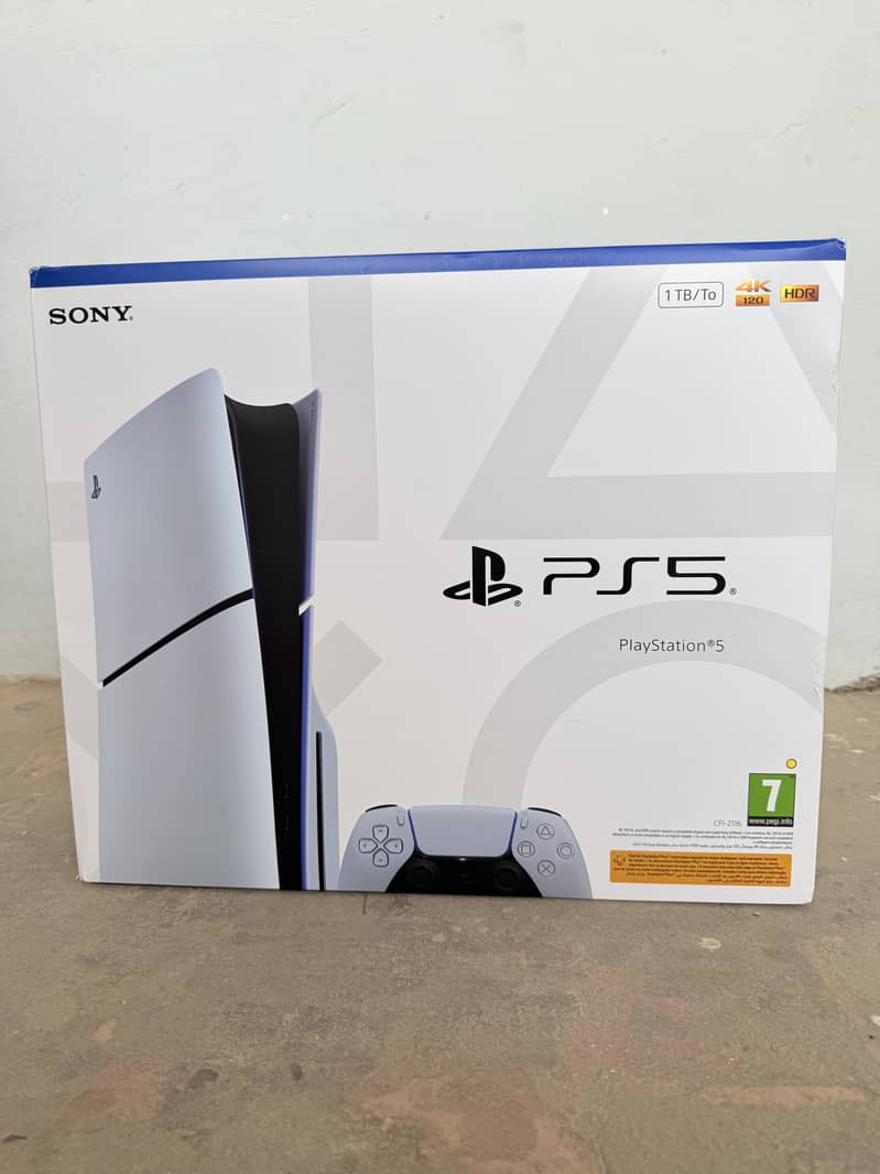 PS5 Slim Disc Edition with Controller 0