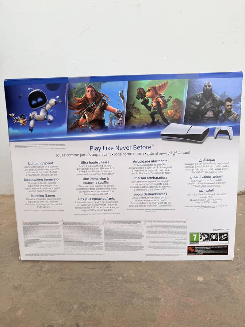 PS5 Slim Disc Edition with Controller 1