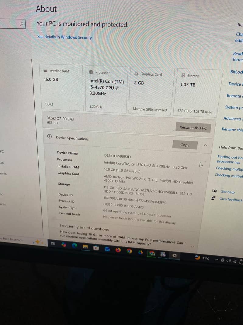 Gigabyte Desktop PC (Complete Setup) 3