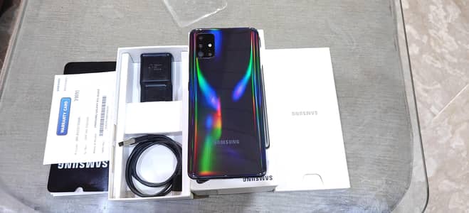 Samsung A51  6GB/128GB self purchased signal hand used
