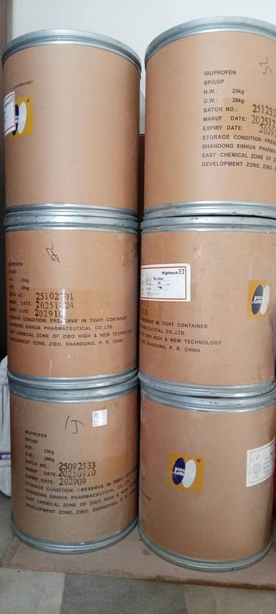 Iron Hoops Fibre Paper Drums With wooden base and lids.