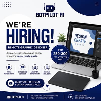 Remote Graphic Designer (Social Media Posts)